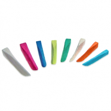 822/05 CUÑAS MADERA TURQUESA 100u.