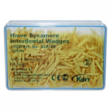 829/40 CUÑAS MADERA AMARILLAS 1000u.