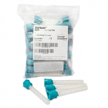 PUNTAS VIRTUAL GRANDES AZULES 50u.
