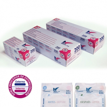 BOLSAS AUTOADH 10x30cm 200u MEDICALINE