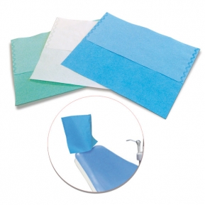 FUNDAS CABEZALES AZULES 28X36u. 200u.