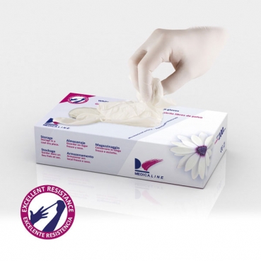 GUANTES NITRILO BLANCO GRANDE MEDICALINE