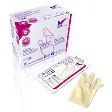 GUANTES ESTERILES MEDICALINE Nº7 50u