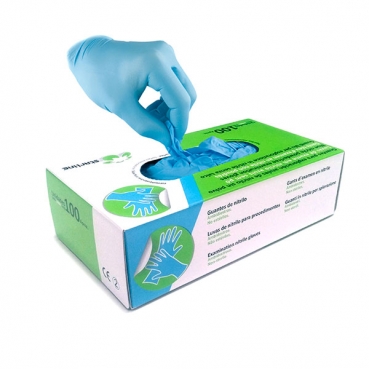 GUANTES NITRILO STARLINE MEDIANOS 100u.