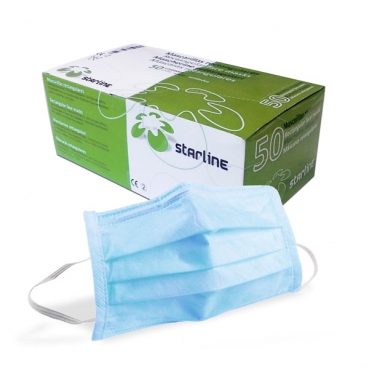 MASCARILLAS RECTANGULARES STARLINE 50u.