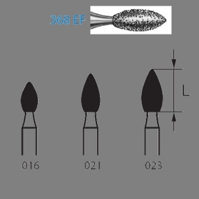 FRESA KOMET FG 368EF-016 5u.