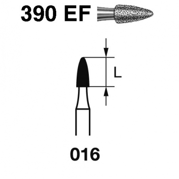 FRESA KOMET FG 390EF-016 5u.