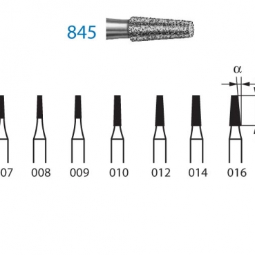 FRESA KOMET FG 845-009 5u.