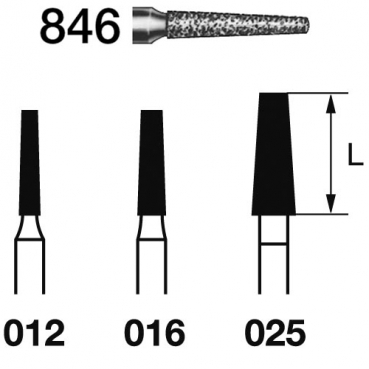 FRESA KOMET FG 846-012 5u.