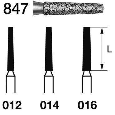 FRESA KOMET FG 847-012 5u.