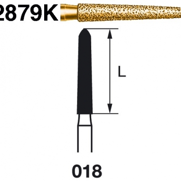 FRESA KOMET FG 2879K-018 5u.