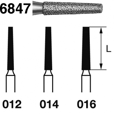 FRESA KOMET FG 6847-016 5u.