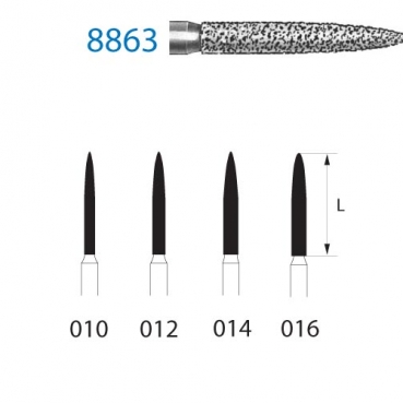 FRESA KOMET FG 8863-012 5u.