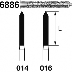 FRESA KOMET FG 6886-016 5u.