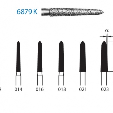 FRESA KOMET FG 6879K-012 5u.