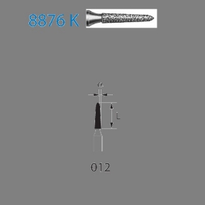 FRESA KOMET FG 8876K-012 5u.