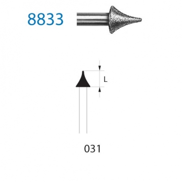 FRESA KOMET FG 8833-031 5u.