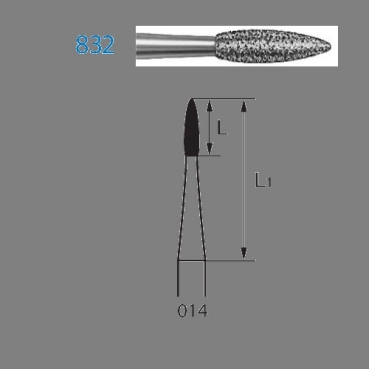 FRESA KOMET CA 832EF-014 5u.