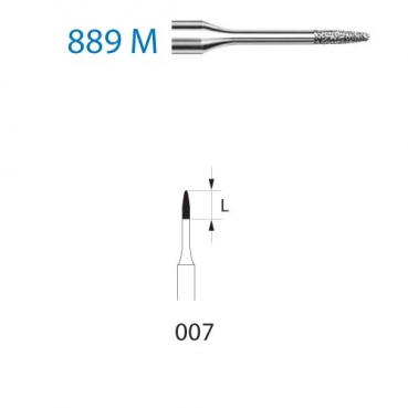 FRESA KOMET FG 889M-007 5u.