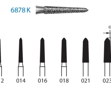 FRESA KOMET FG 6878K-018 5u.