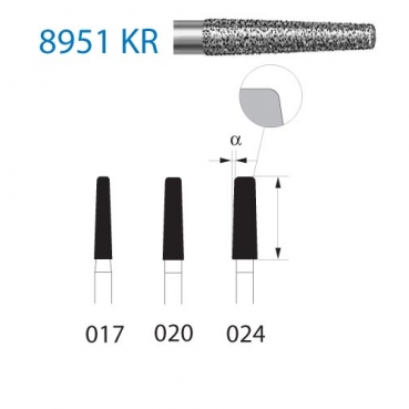 FRESA KOMET FG 8951KR-024 5u.