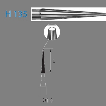 FRESA KOMET FG H135-014 5u.