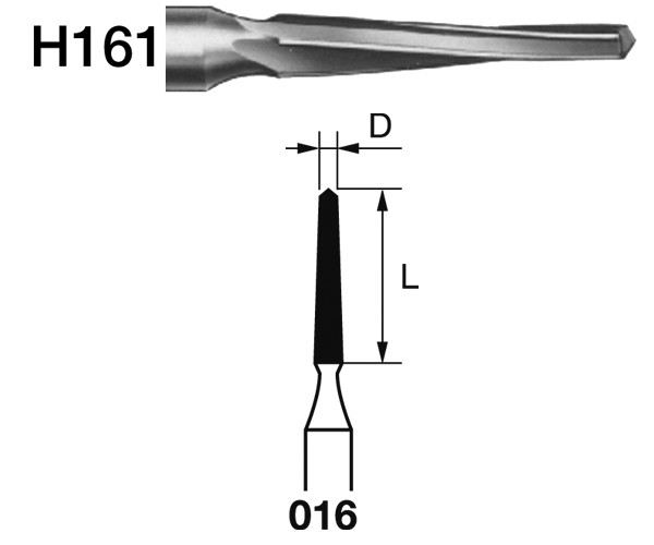 Fervi F005/16 2 Flute Fresa Codolo, 16 Mm - 3