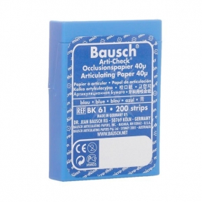 BK61 PAPEL OCLUSION 40 MICRAS AZUL