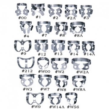 3 CLAMP CON ALA PARA MOLARES HYGENIC