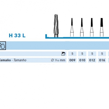 FRESA KOMET PM H33L-021 5u.