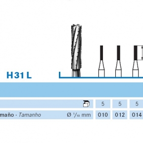 FRESA KOMET PM H31L-010 5u.