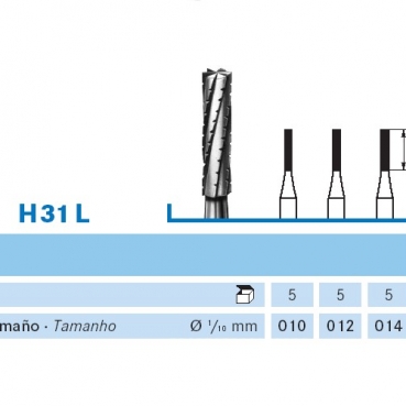 FRESA KOMET PM H31L-010 5u.