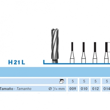 FRESA KOMET PM H21L-010 5u.