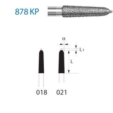 FRESA KOMET FG 878KP-018 5u.
