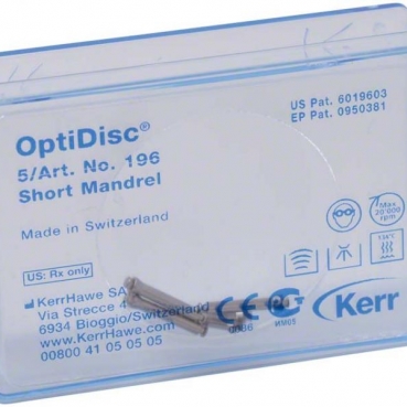 196 MANDRILES CORTOS OPTIDISC. 5u