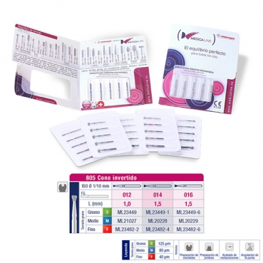 805M-016 FRESA FG DIAMANTE FIG 010 MEDIO 5u.