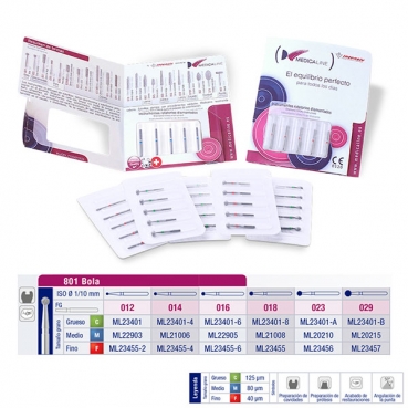 801C-014 FRESA FG DIAMANTE FIG 001 GRUESO 5u.