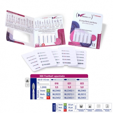 368C-021 FRESA FG DIAMANTE FIG 257 GRUESO 5u.