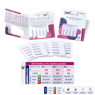 836F-012 FRESA FG DIAMANTE FIG 110 FINO 5u.