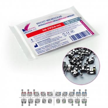 Bracket ML metal Mini MBT .022 U3L Hook