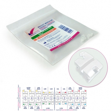 Bracket ML Cerámico Roth .018 L4L Hook r