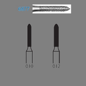 6877.314.010 KOMET diamante clinica 5 ud