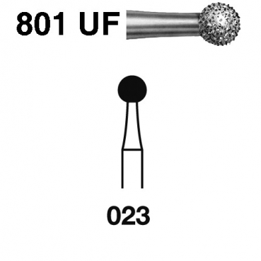 801UF.314.023 KOMET diamante clinica 5 ud
