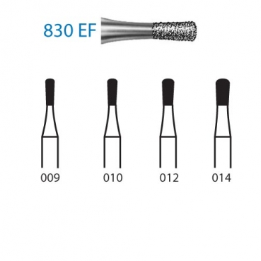 830EF.314.010 KOMET diamante clinica 5 ud