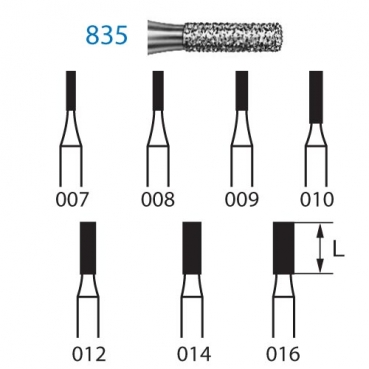 835.314.007 KOMET diamante clinica 5 ud