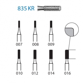 835KR.314.009 KOMET diamante clinica 5 ud