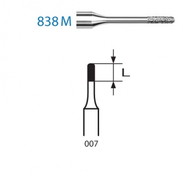 838M.314.007 KOMET diamante clinica 5 ud