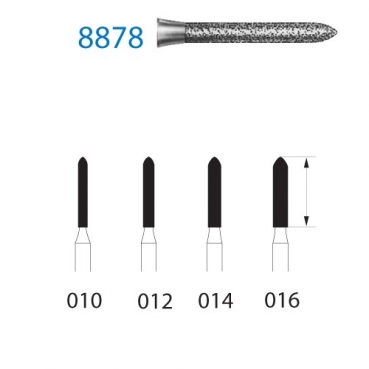 8878.314.012 KOMET diamante clinica 5 ud