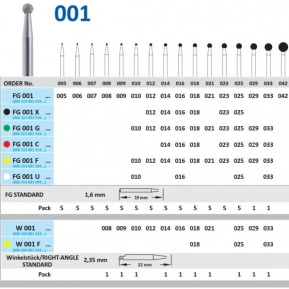 FRESA HORICO FG 001-014 5u.