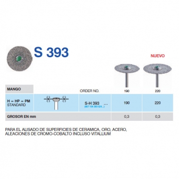 DISCO HORICO SH393-190